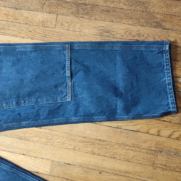 Carhartt blue jeans 38x36 NWT denim work pants loose - Picture 5 of 16